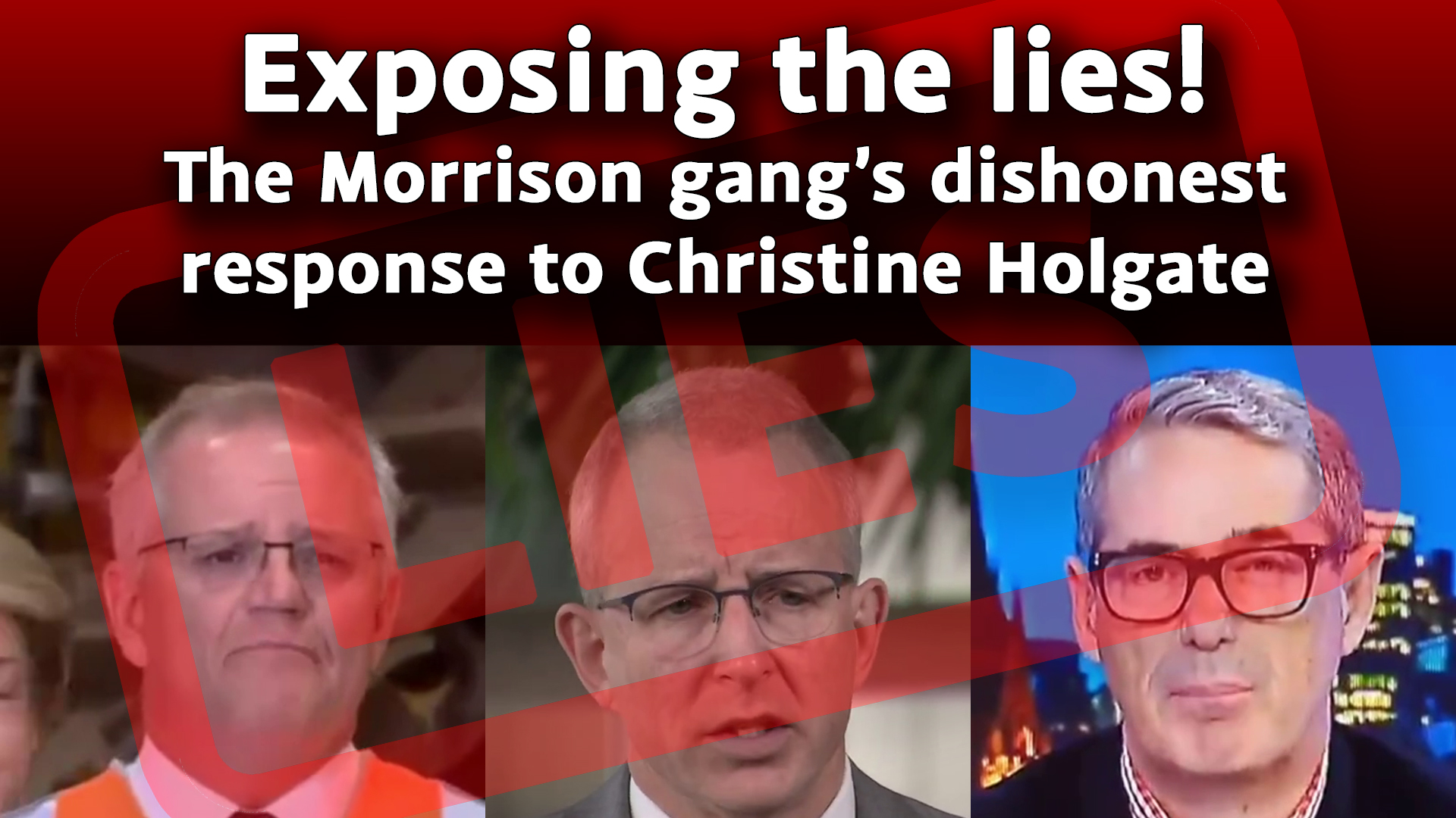 Exposing the lies! The Morrison gang’s dishonest response to Christine Holgate