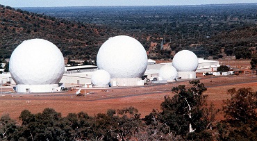 Pine gap radar domes
