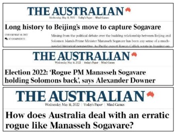 Headlines Sogavare